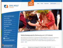 Tablet Screenshot of emil-molt-schule.de